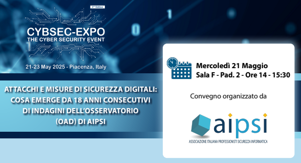 Attacchi e misure di sicurezza digitali... - L'intervento di Marco Bozzetti al CYBSEC-EXPO di Piacenza